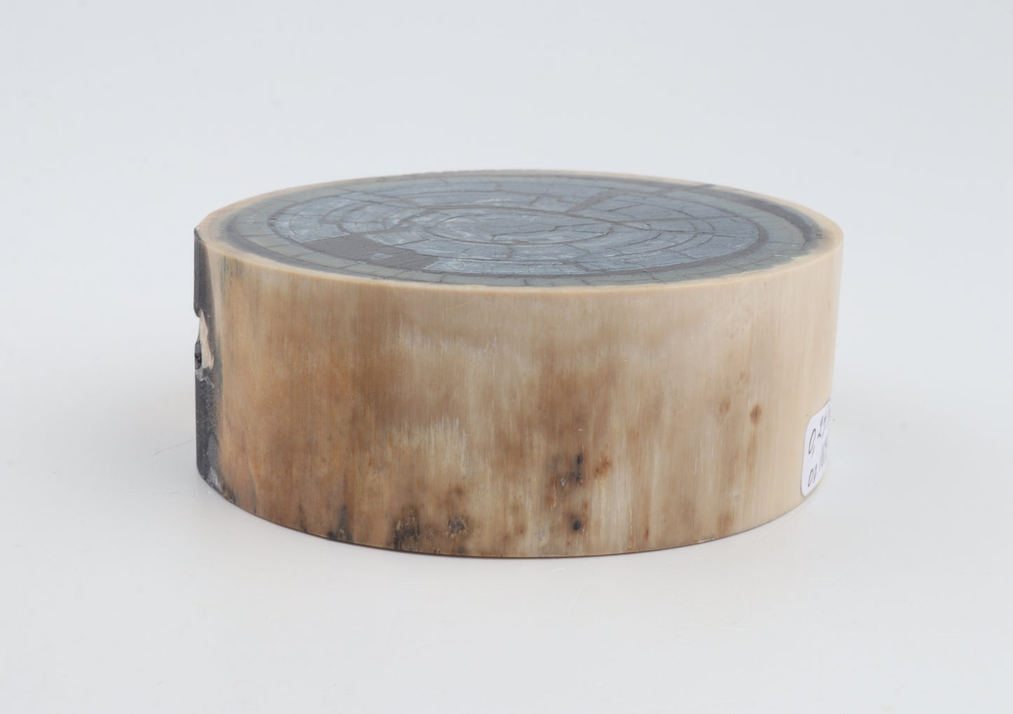 Stabilized mammoth ivory block