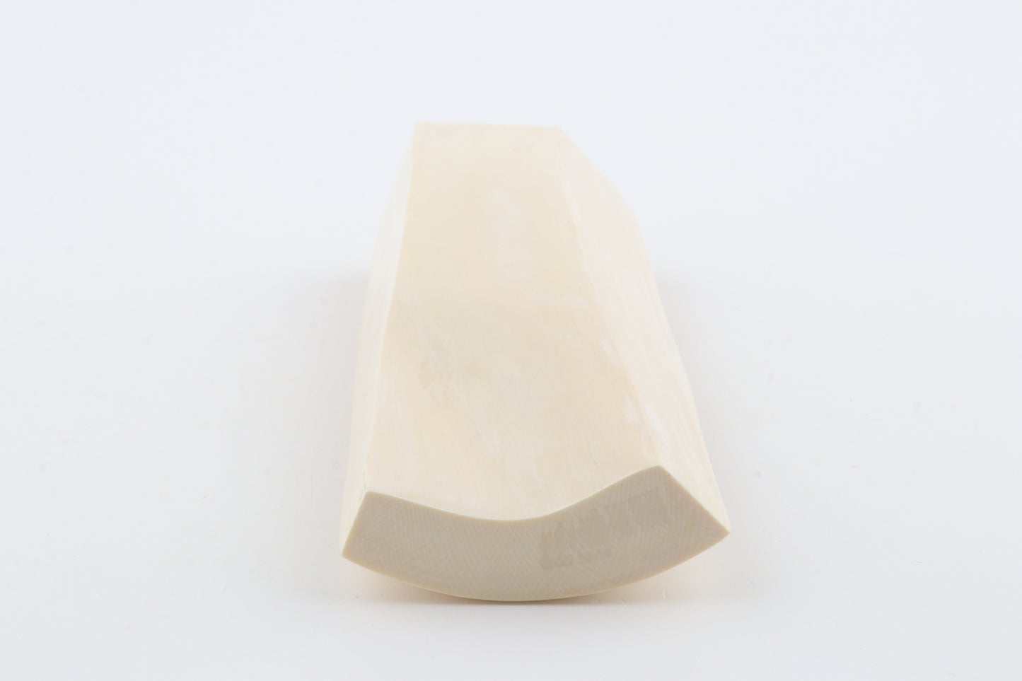 White mammoth ivory segment