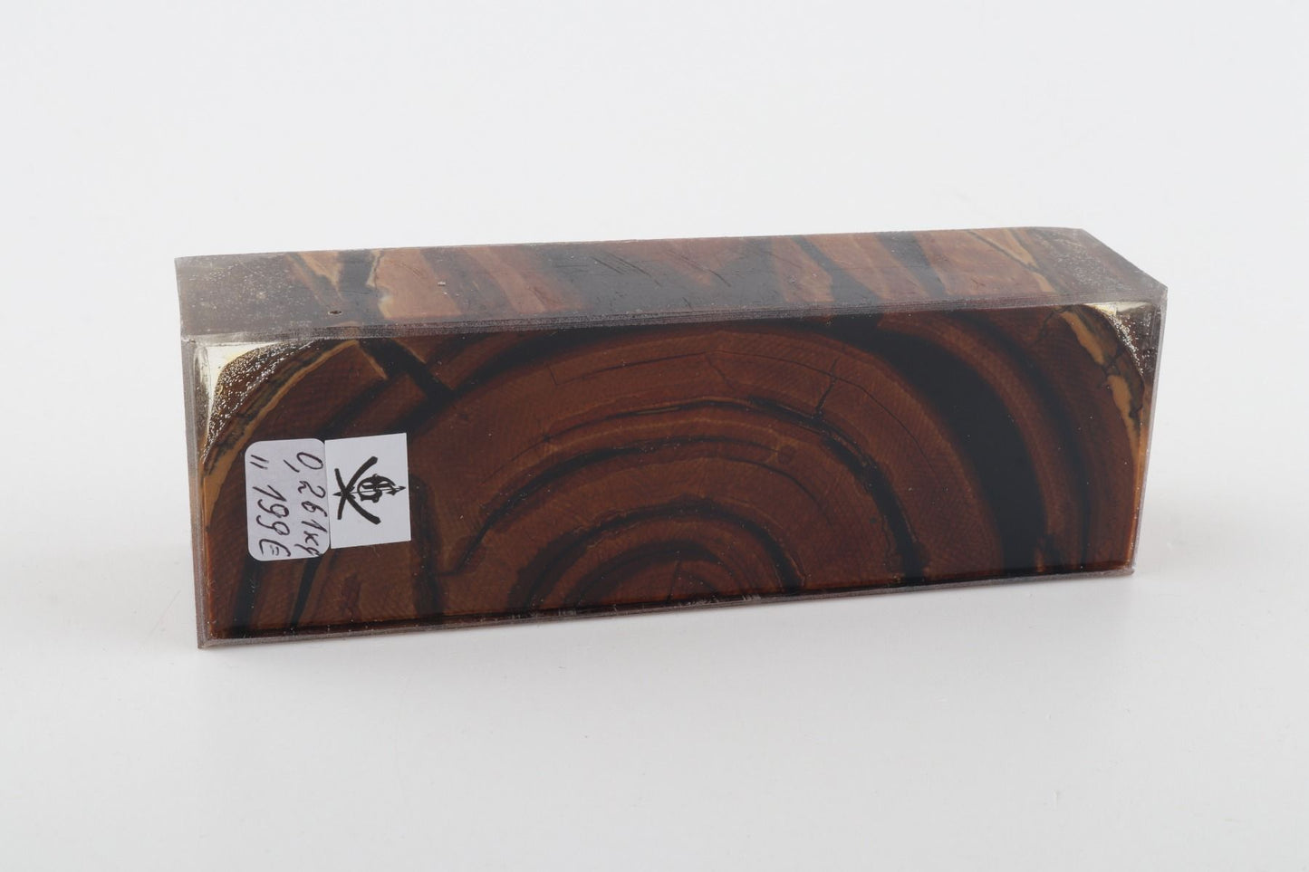 Stabilized mammoth ivory block