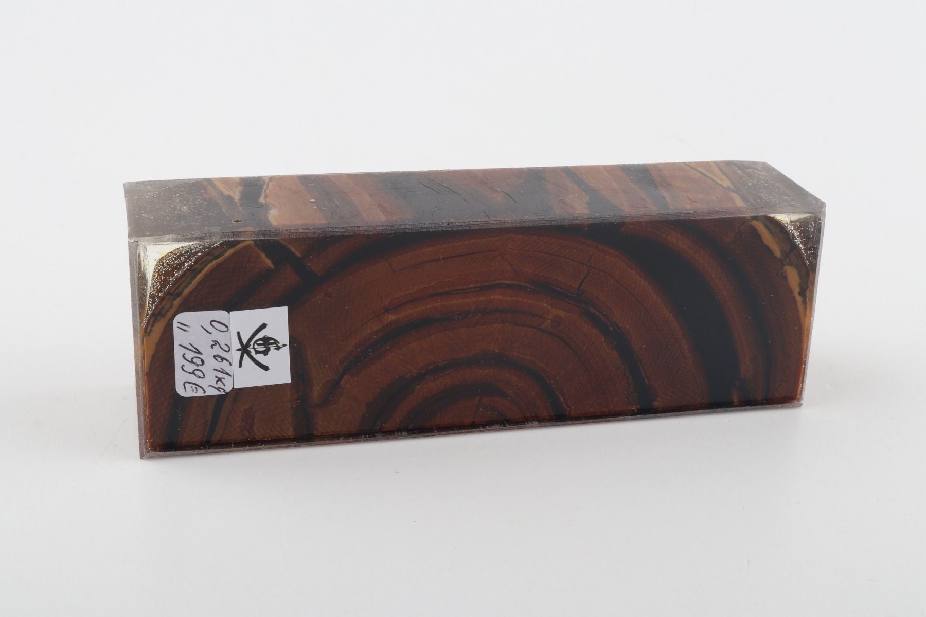 Stabilized mammoth ivory block