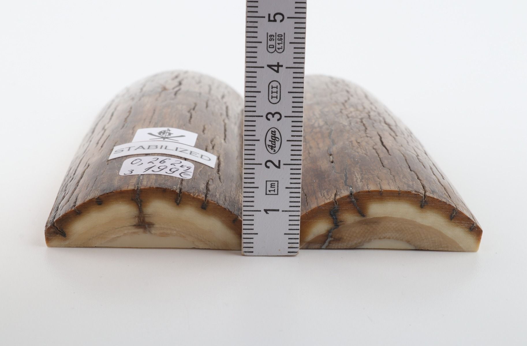 Stabilised mammoth bark scales