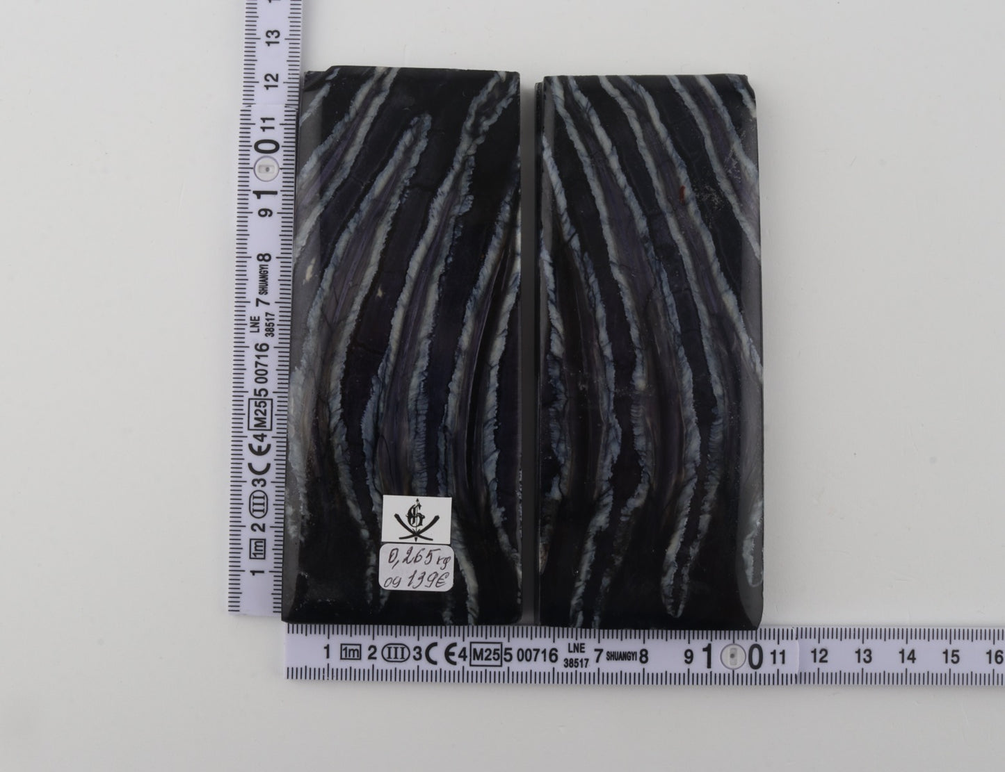 Stabilized mammoth molar scales