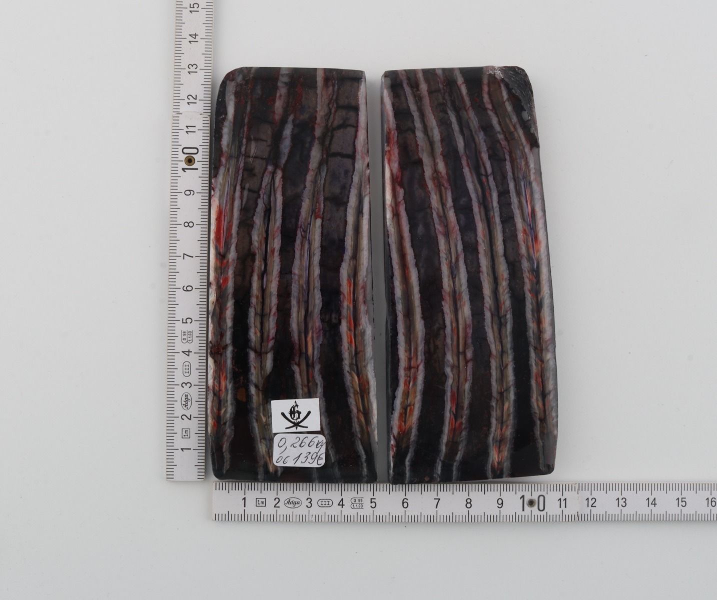 Stabilised mammoth molar scales