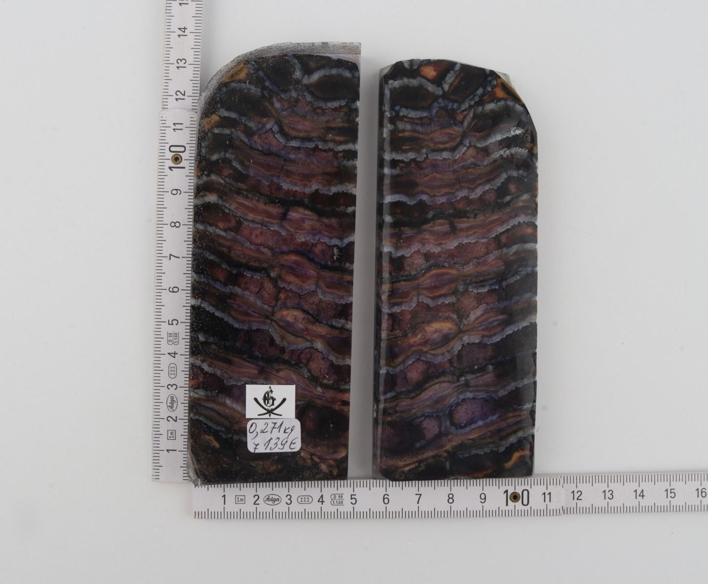 Stabilised mammoth molar scales