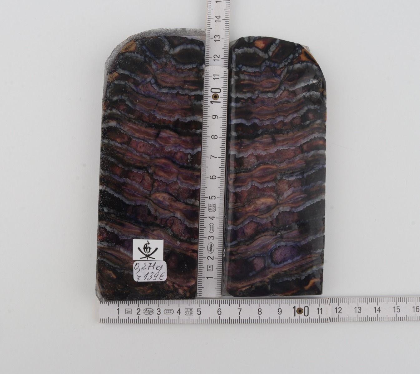 Stabilised mammoth molar scales