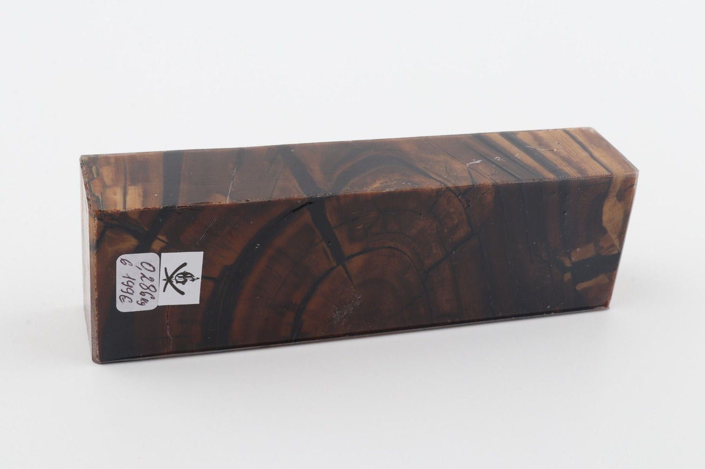 Stabilized mammoth ivory block