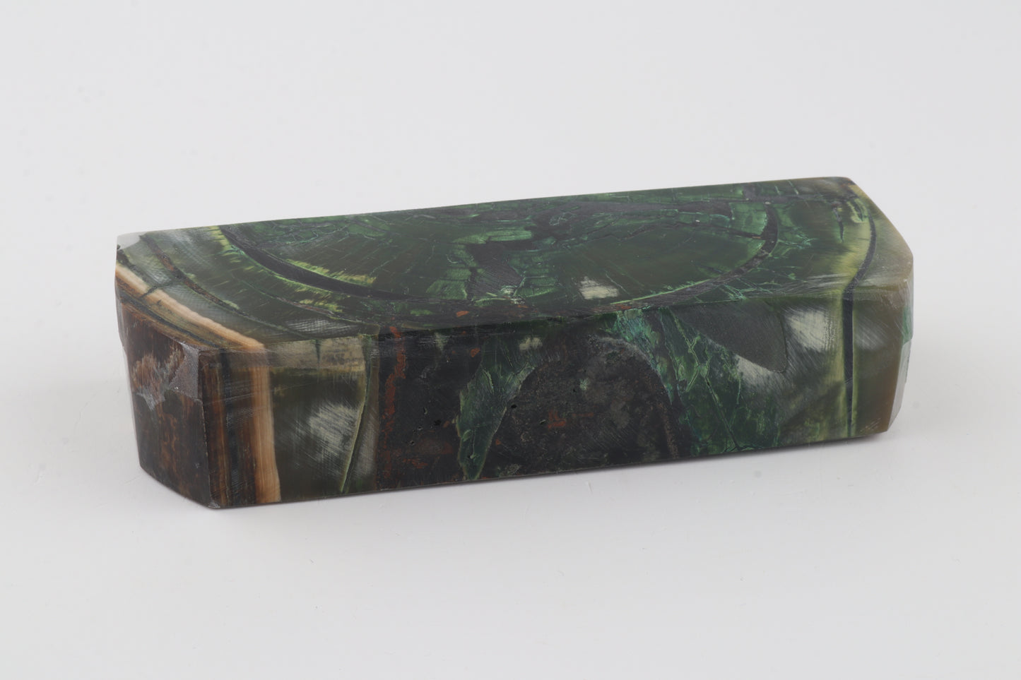 Stabilised mammoth ivory block