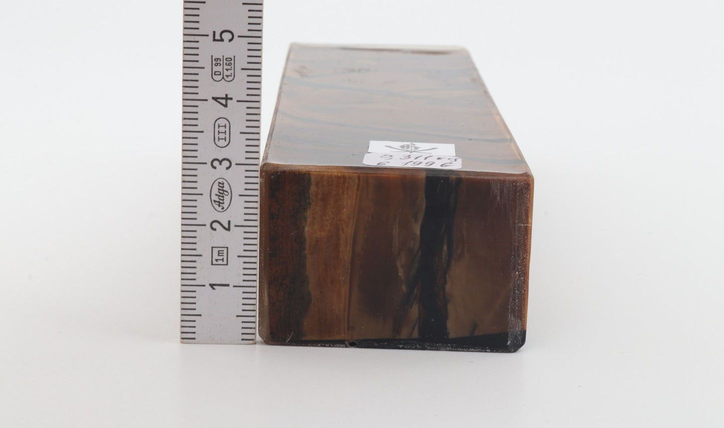 Stabilized mammoth ivory block