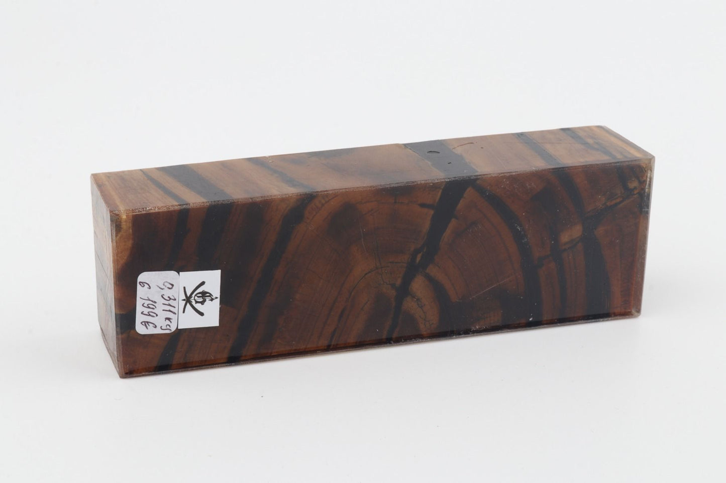 Stabilized mammoth ivory block