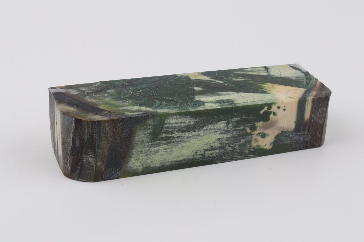 Stabilized mammoth ivory block