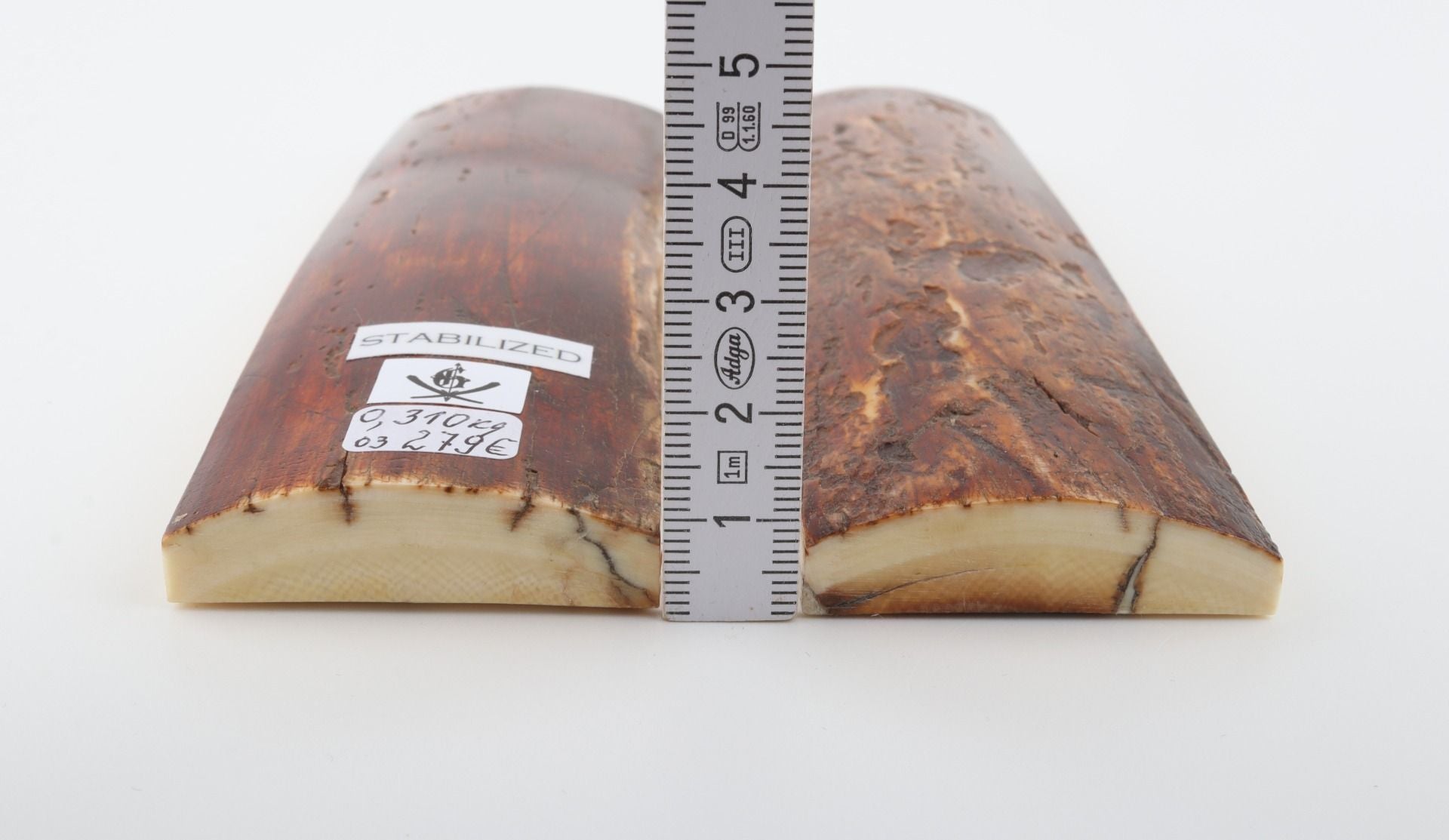 Stabilised mammoth bark scales