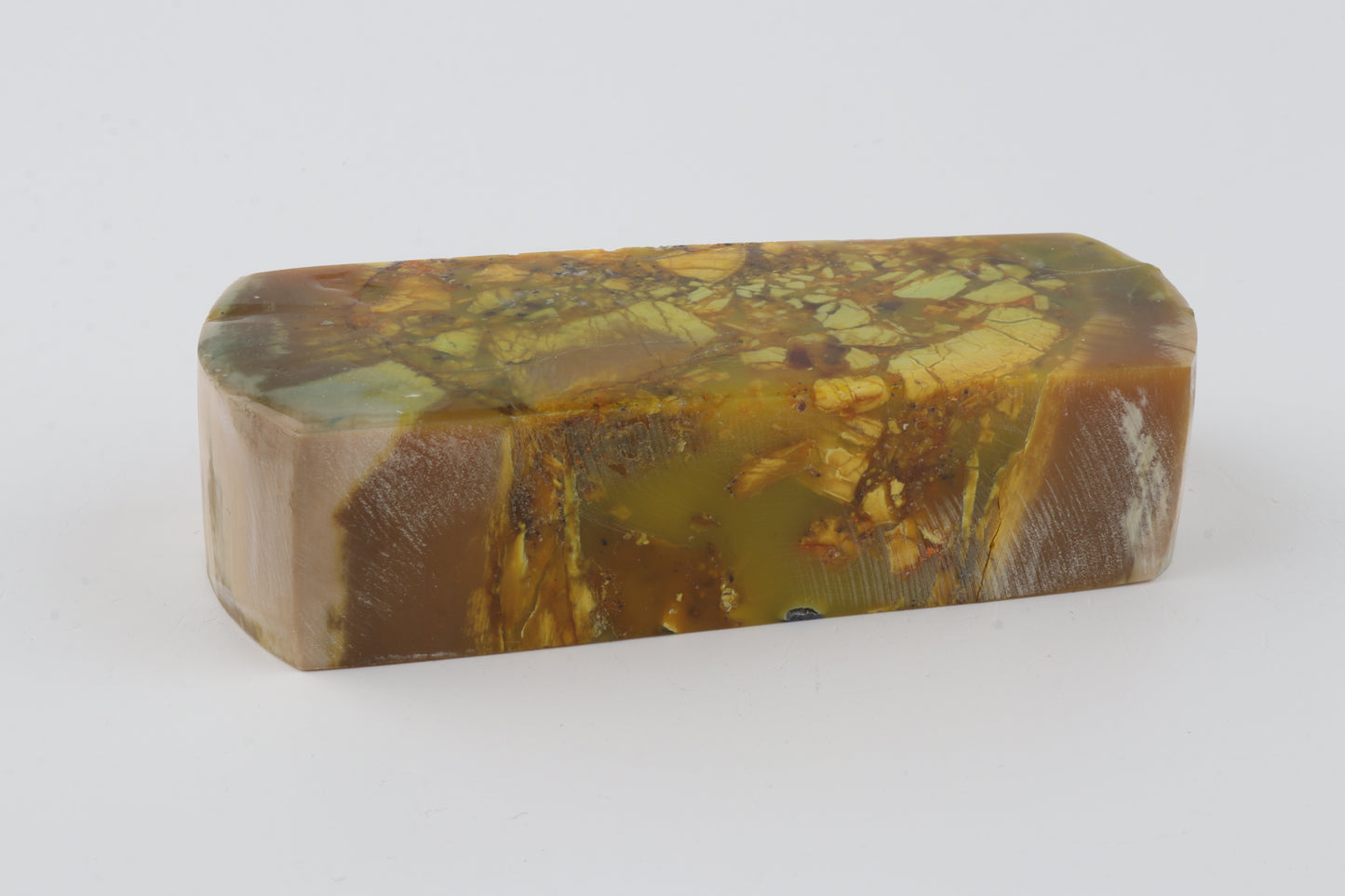 Stabilized mammoth ivory block