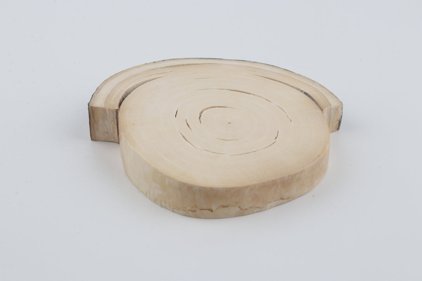 Round mammoth tusk piece