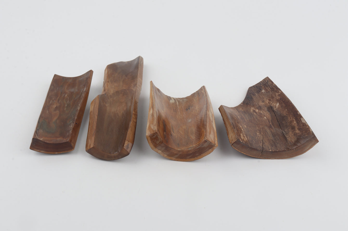 Beige-brown mammoth bark pieces