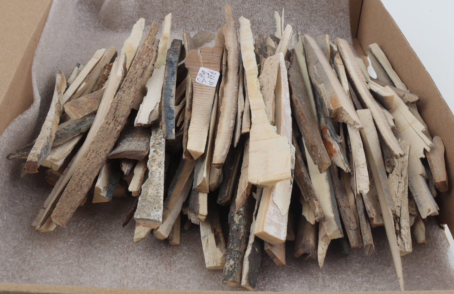 Raw mammoth ivory offcuts