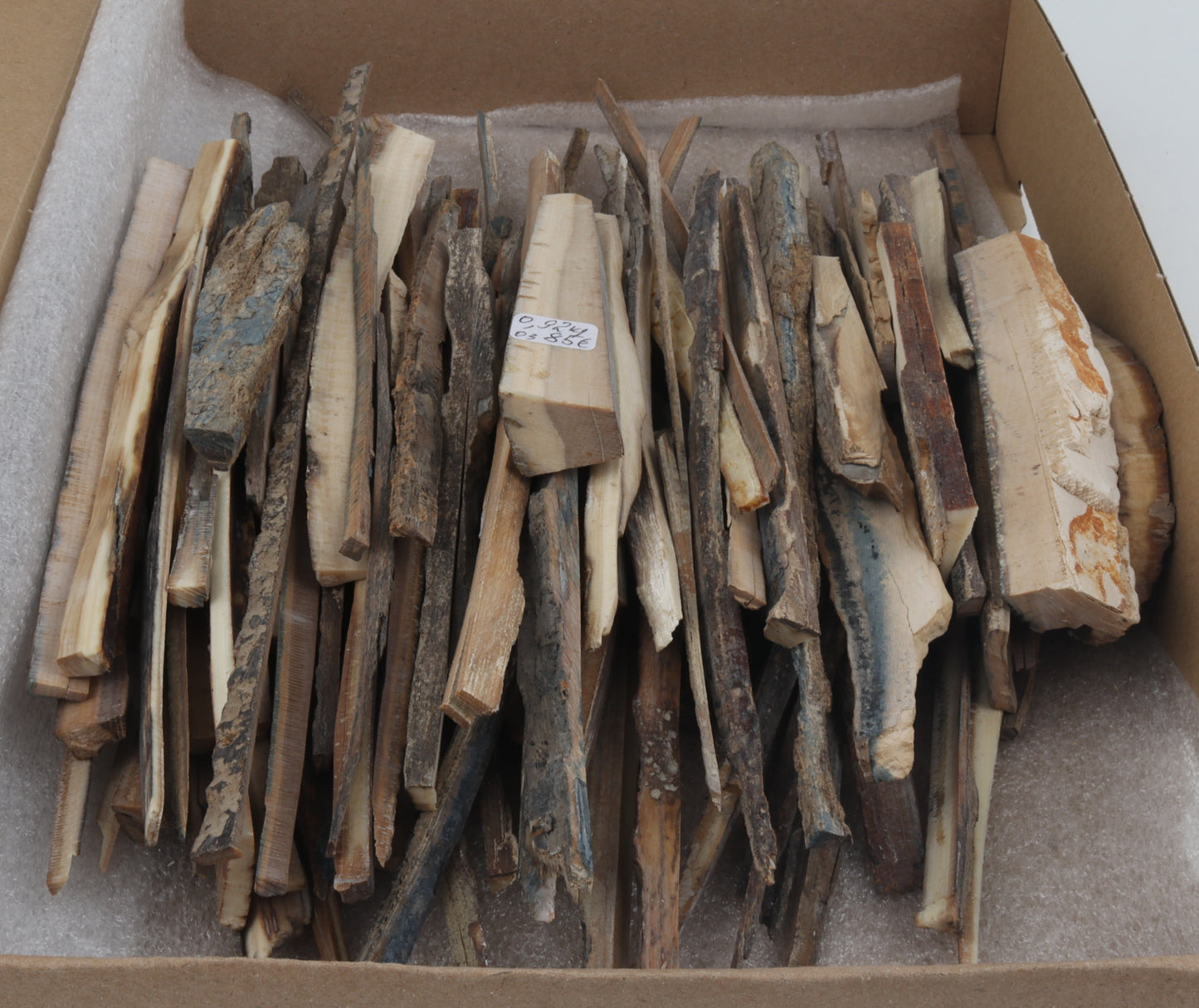 Raw mammoth ivory offcuts