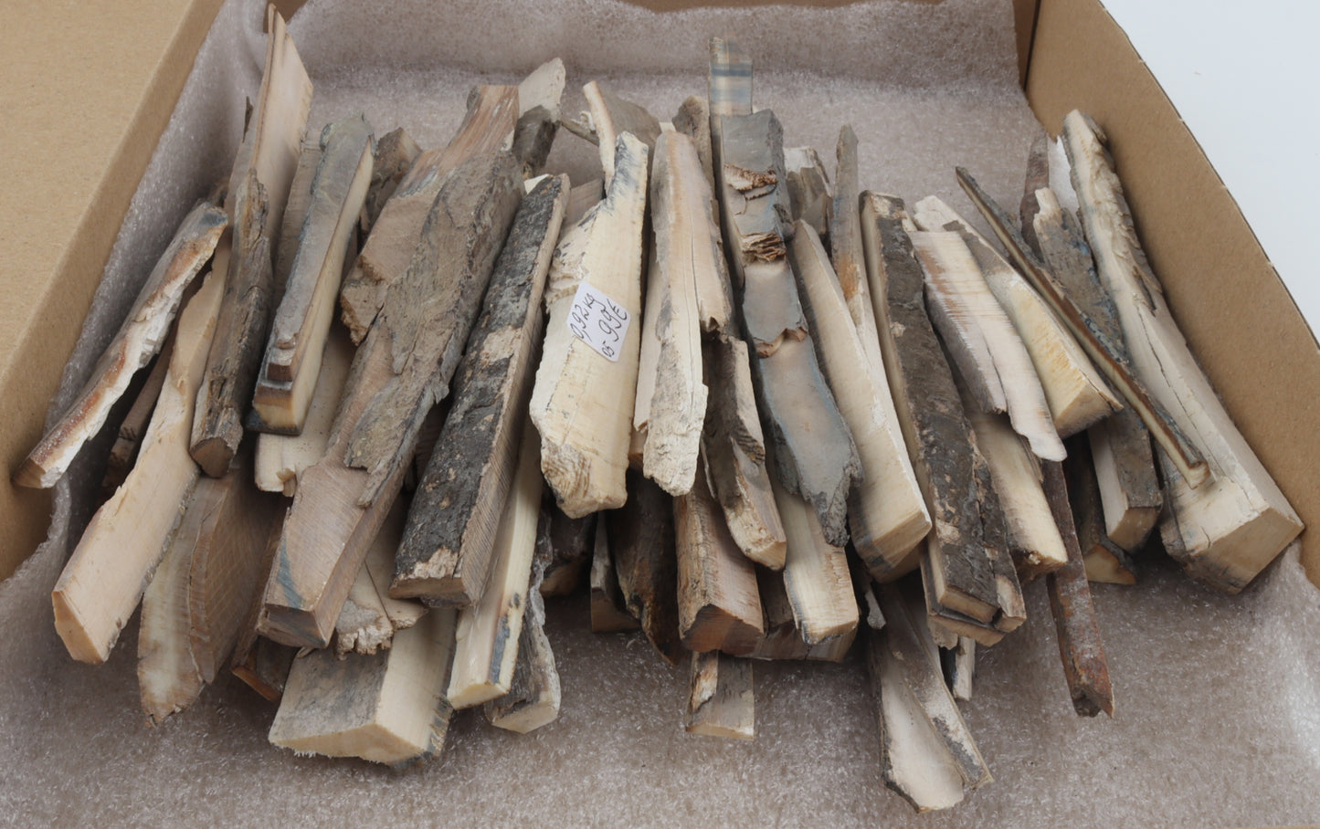 Raw mammoth ivory offcuts