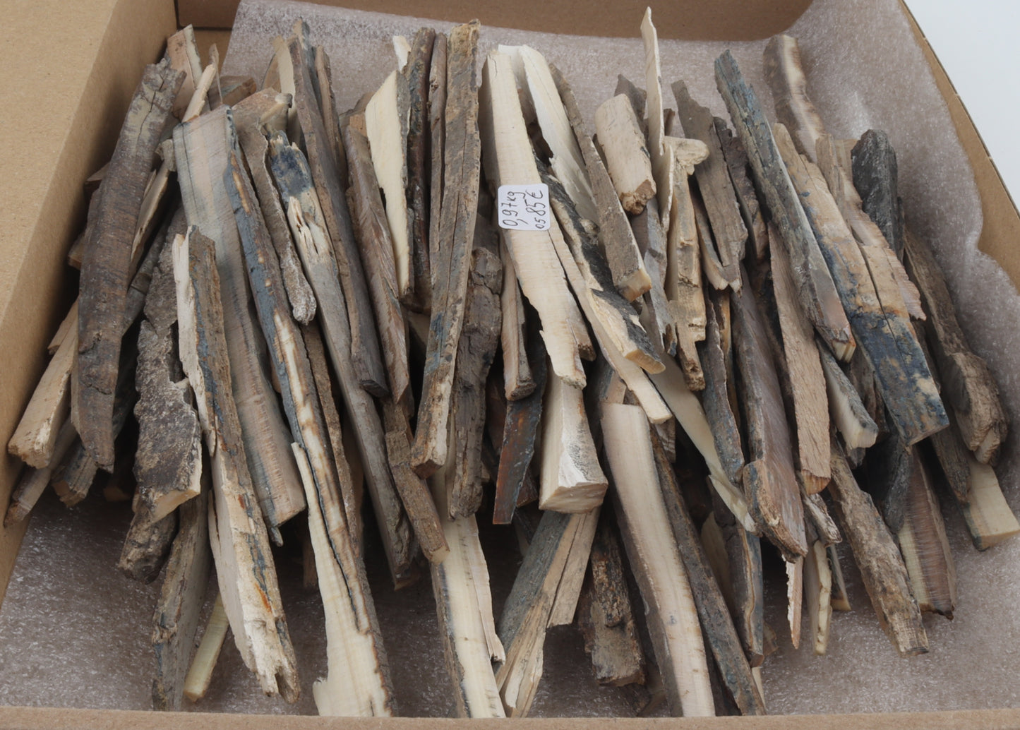Raw mammoth ivory offcuts