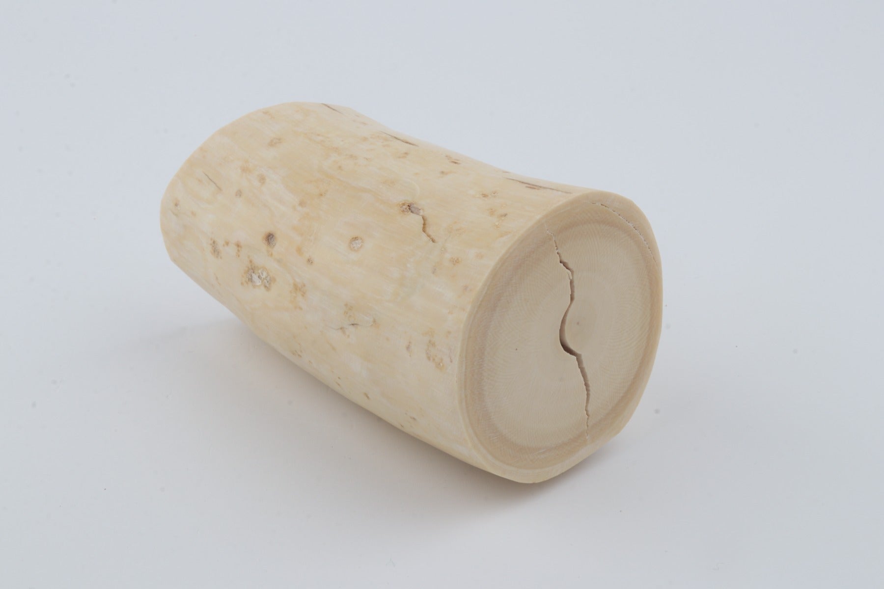 Round mammoth tusk piece