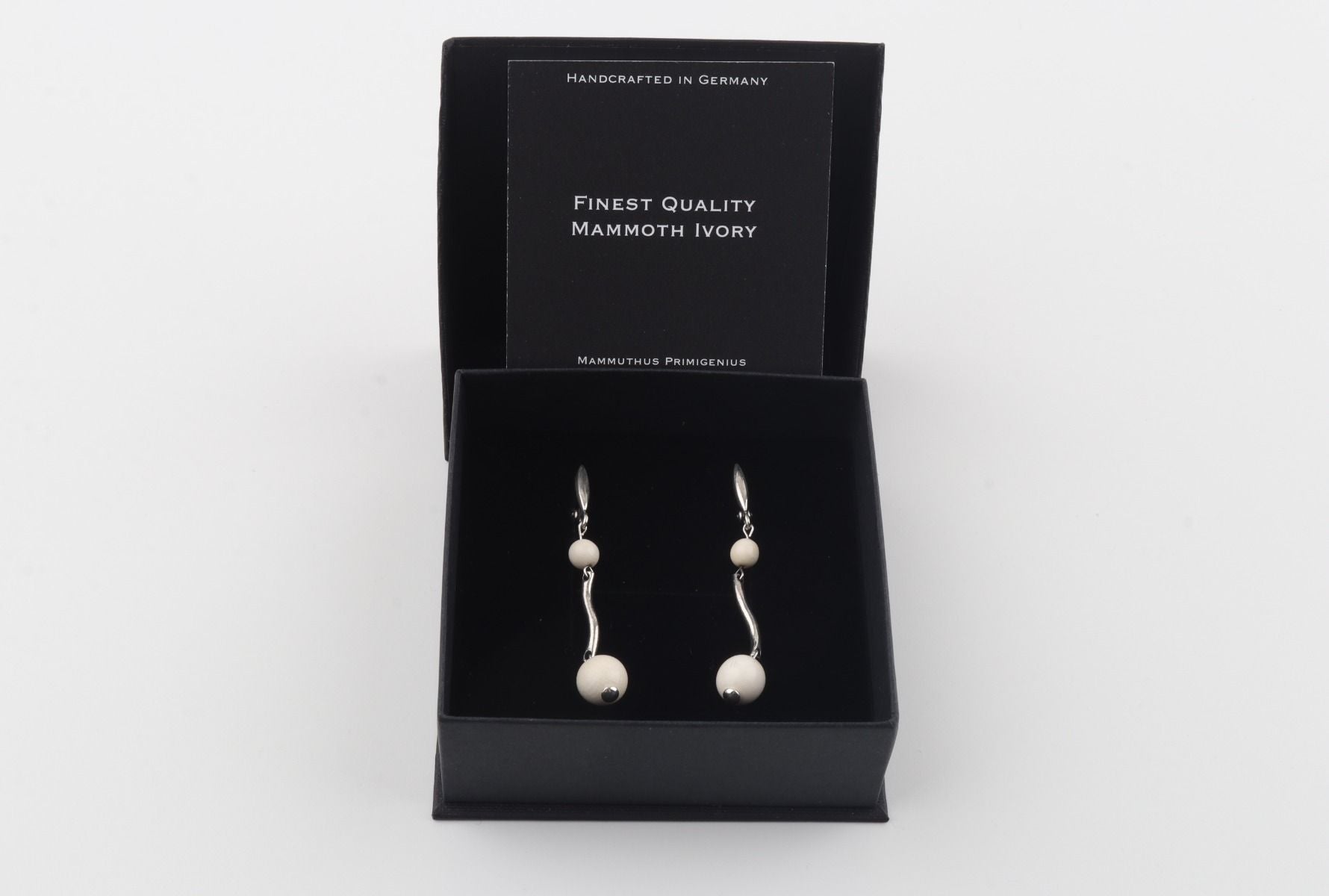 Wave Mammoth Ivory Earrings