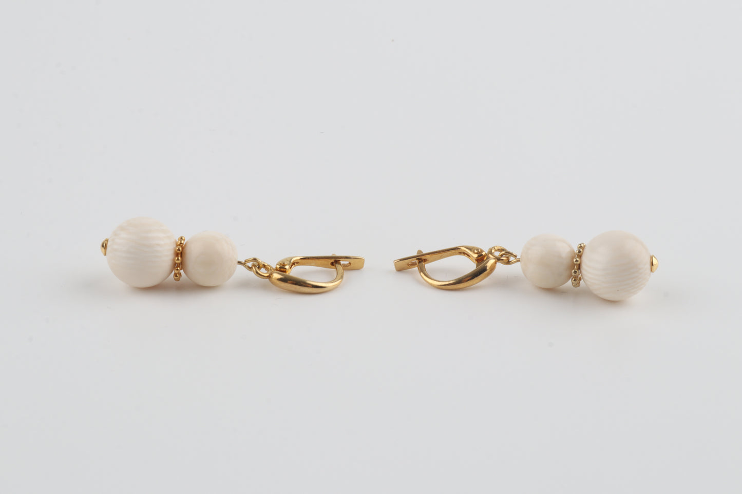 The Snowflake Mammoth Ivory Earrings