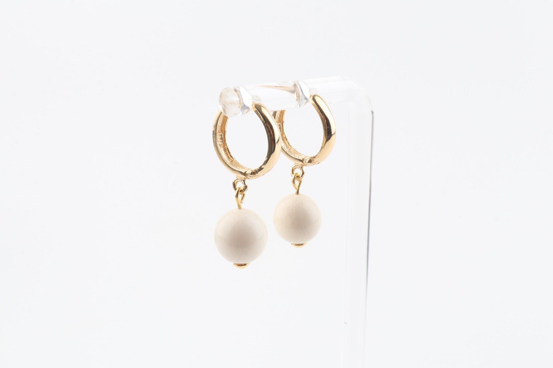 Mammoth Ivory Hoop Earrings