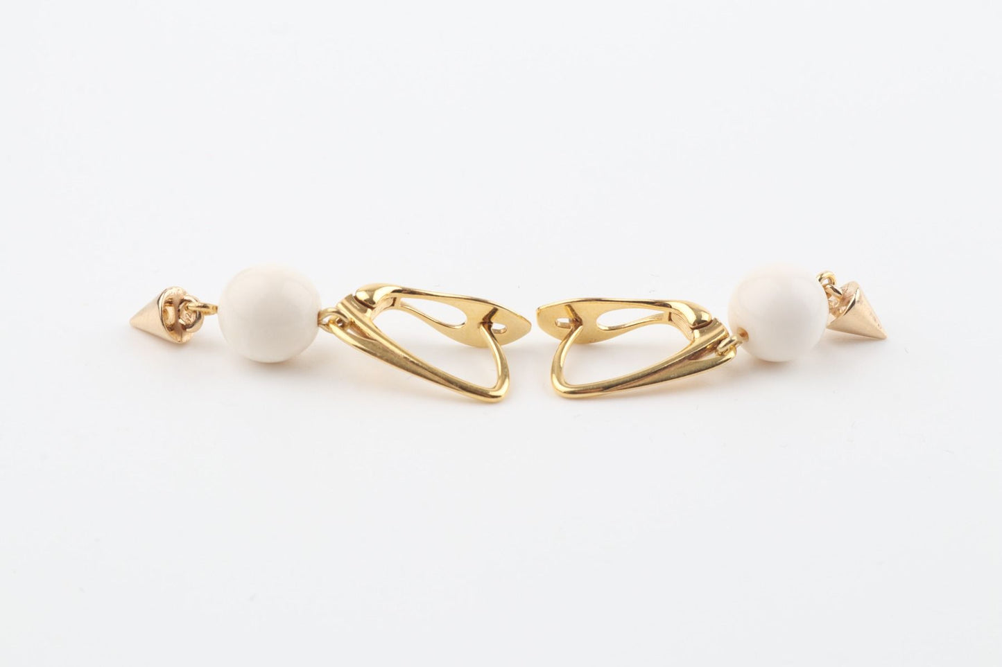 Pyramid Mammoth Ivory Earrings
