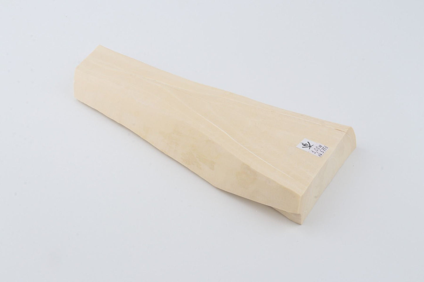 White mammoth ivory segment