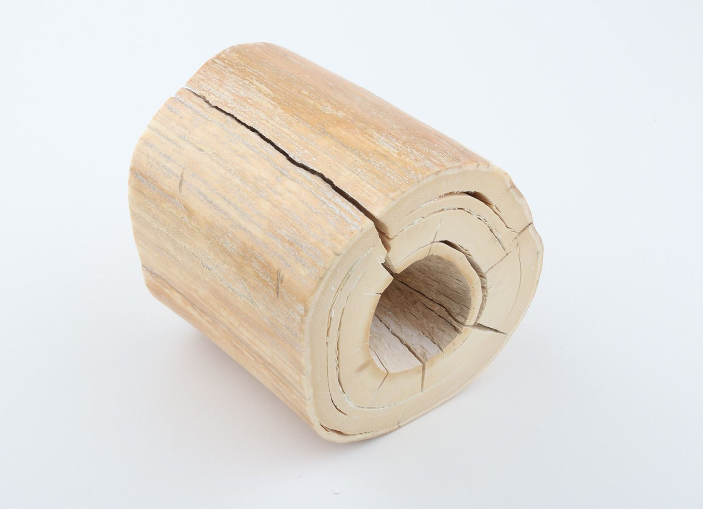 Round mammoth tusk piece