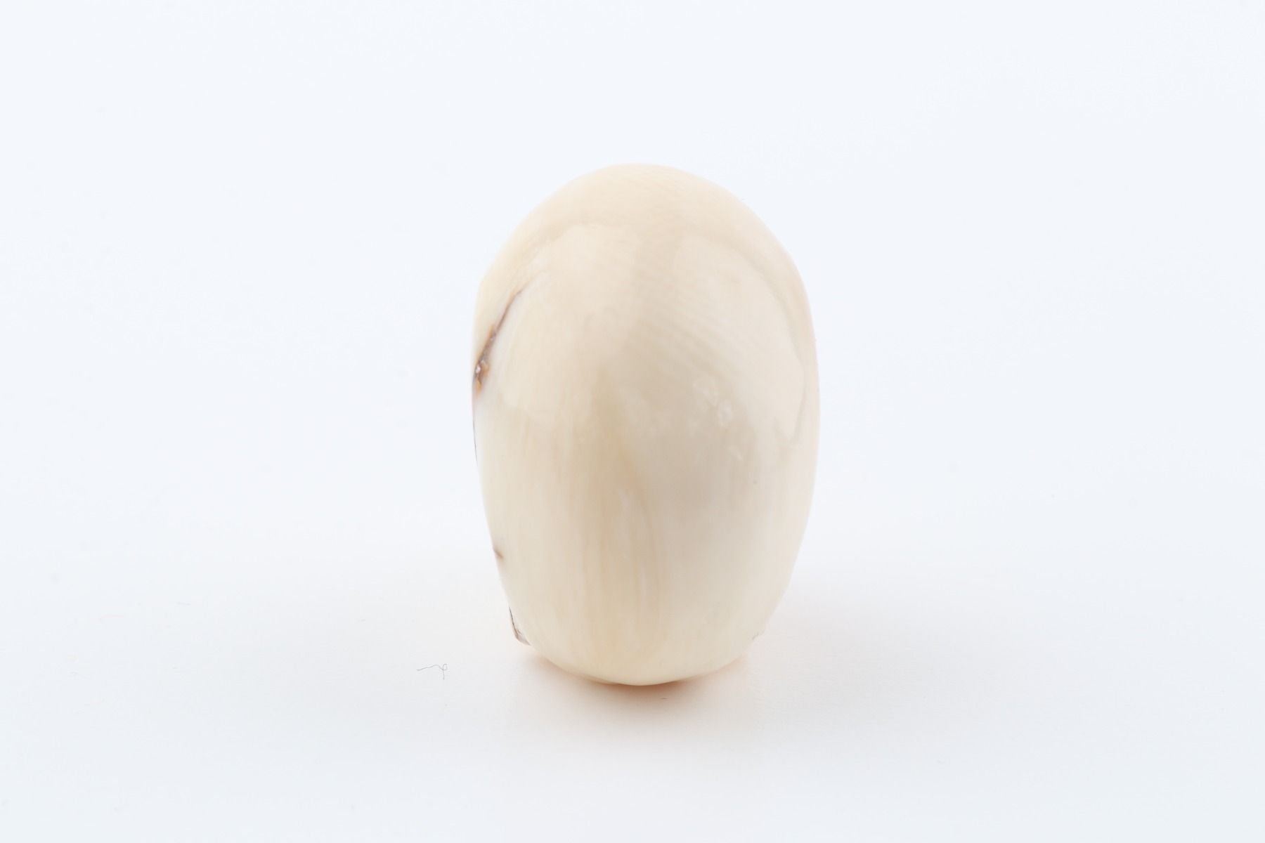 Hand-carved mammoth ivory skull
