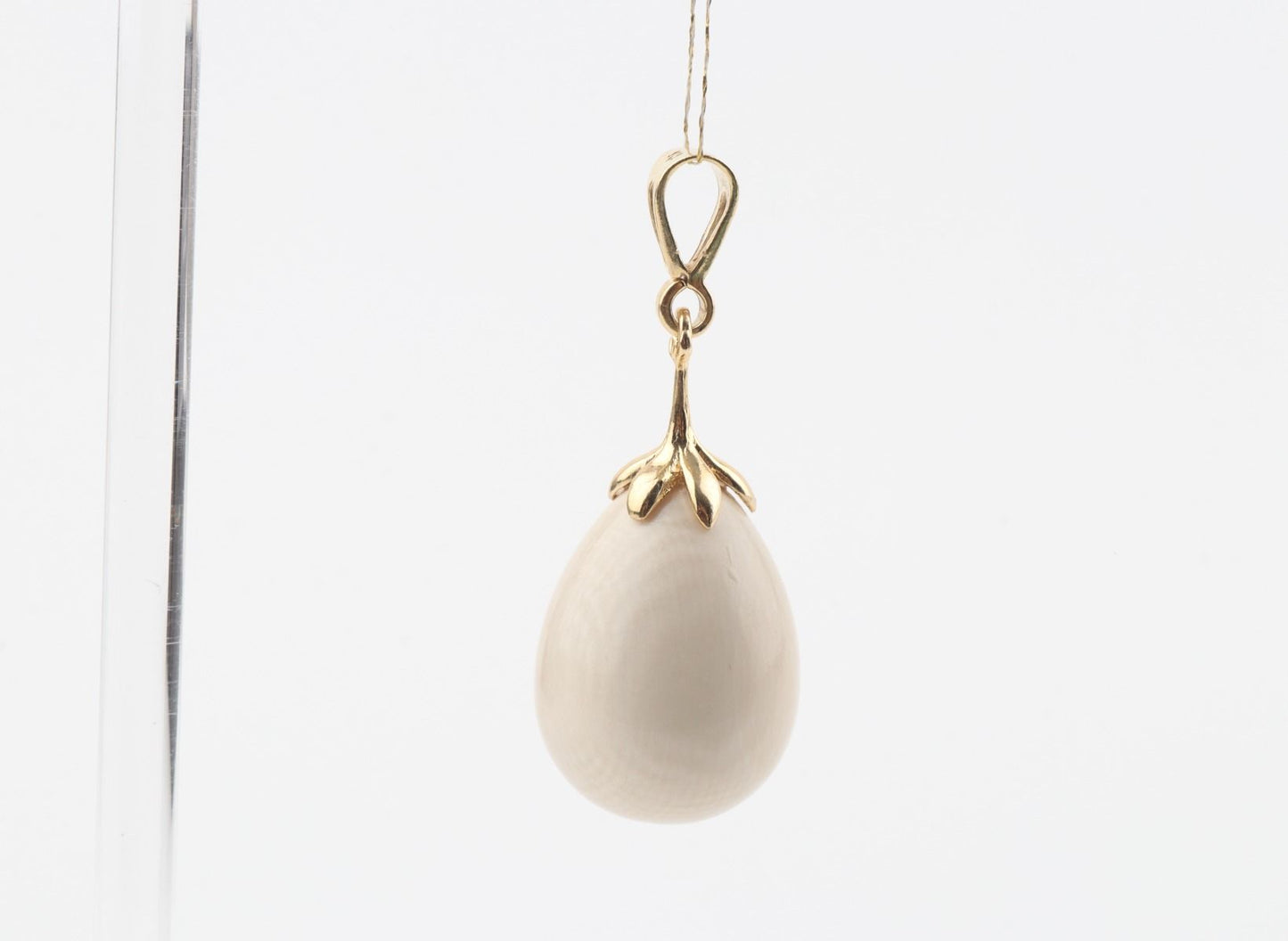 Mammoth Ivory Teardrop Pendant