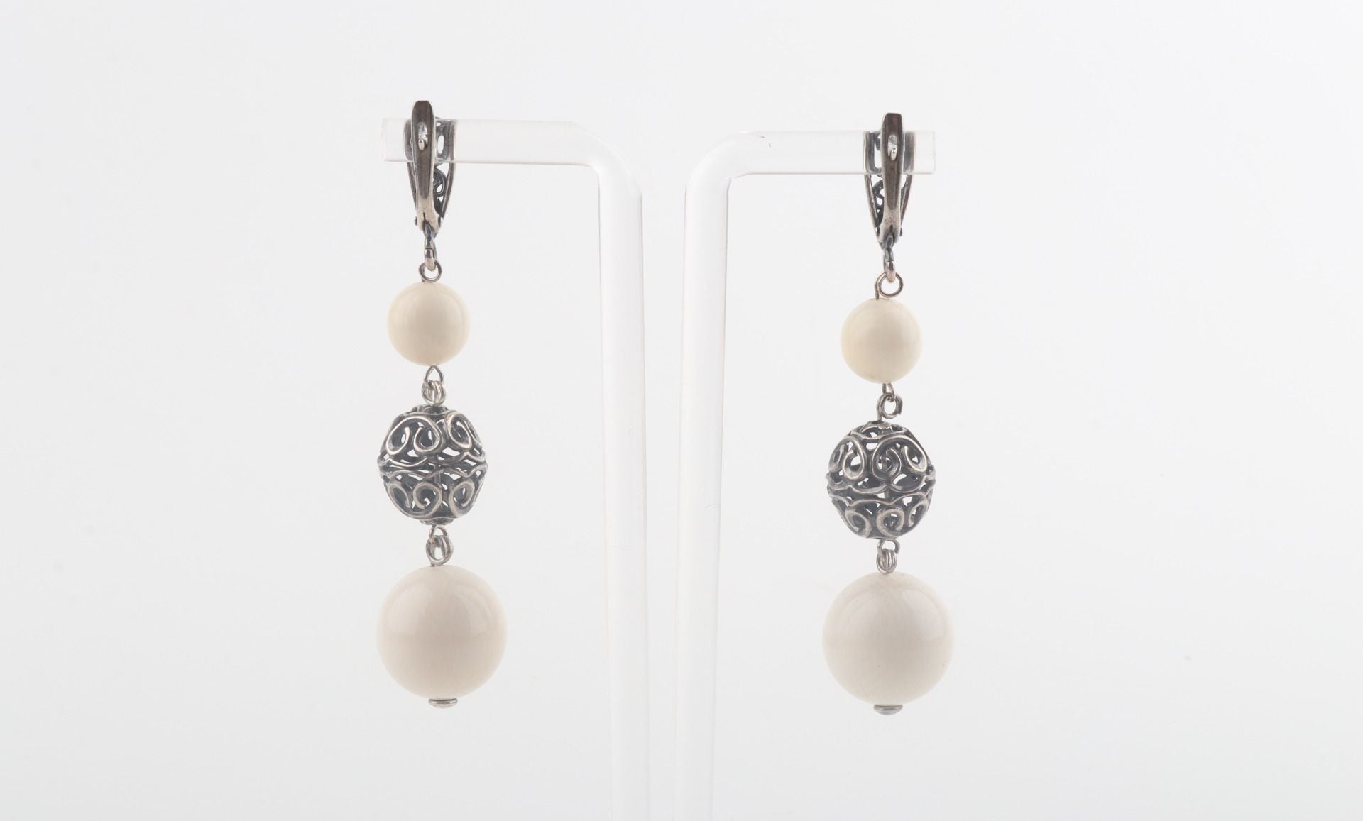 The Blizzard Mammoth Ivory Earrings