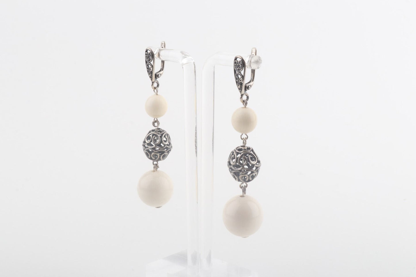 The Blizzard Mammoth Ivory Earrings