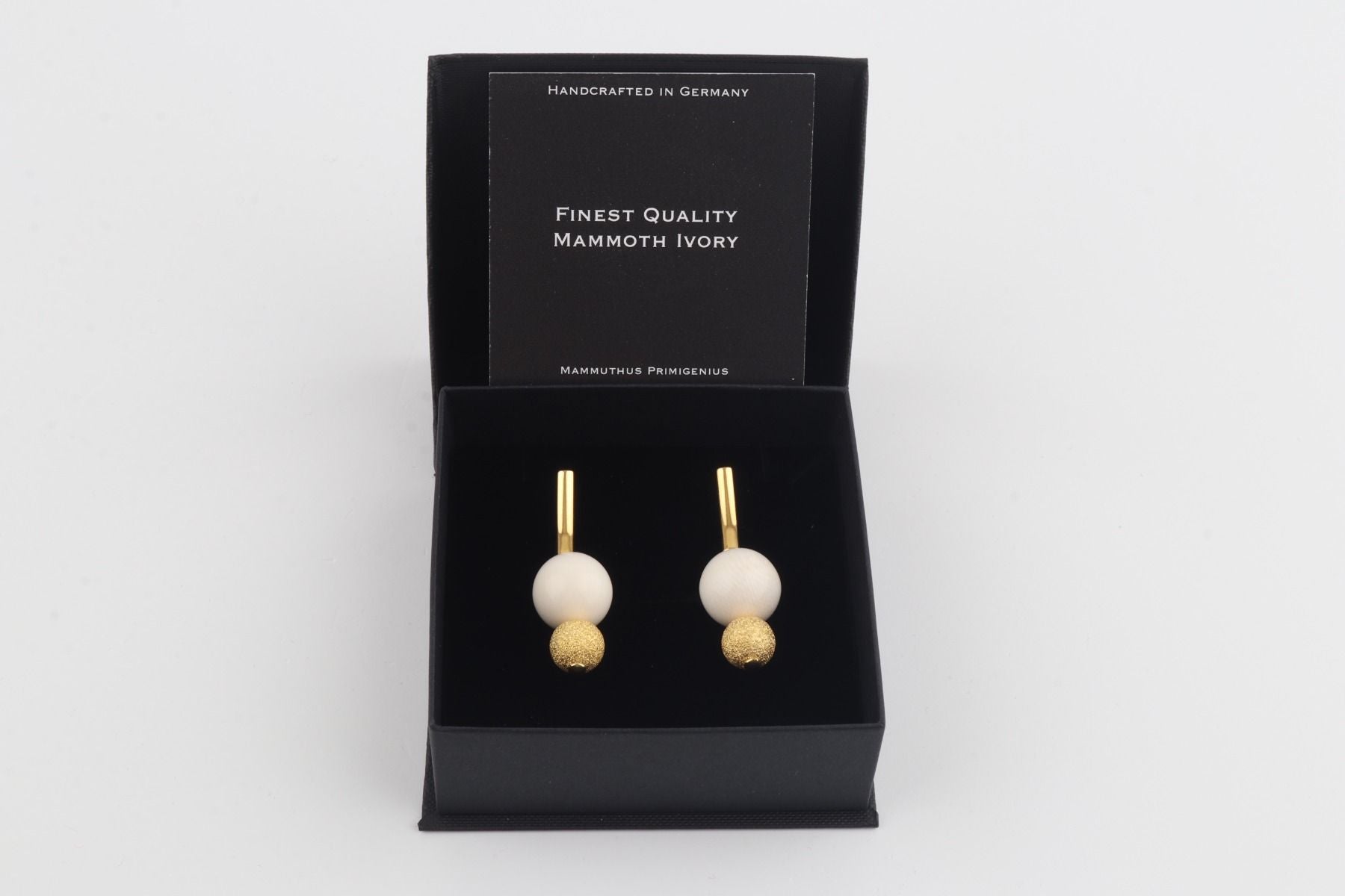 Elegant Mammoth Ivory Earrings