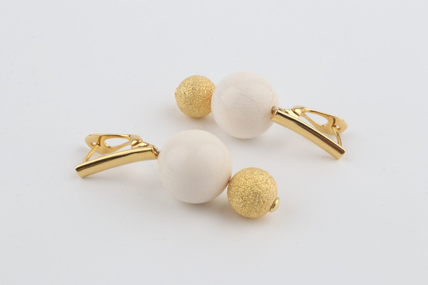 Elegant Mammoth Ivory Earrings