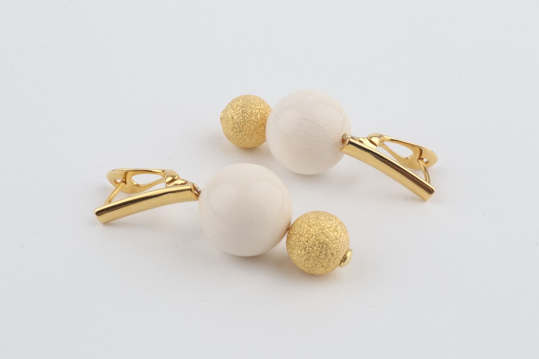 Elegant Mammoth Ivory Earrings
