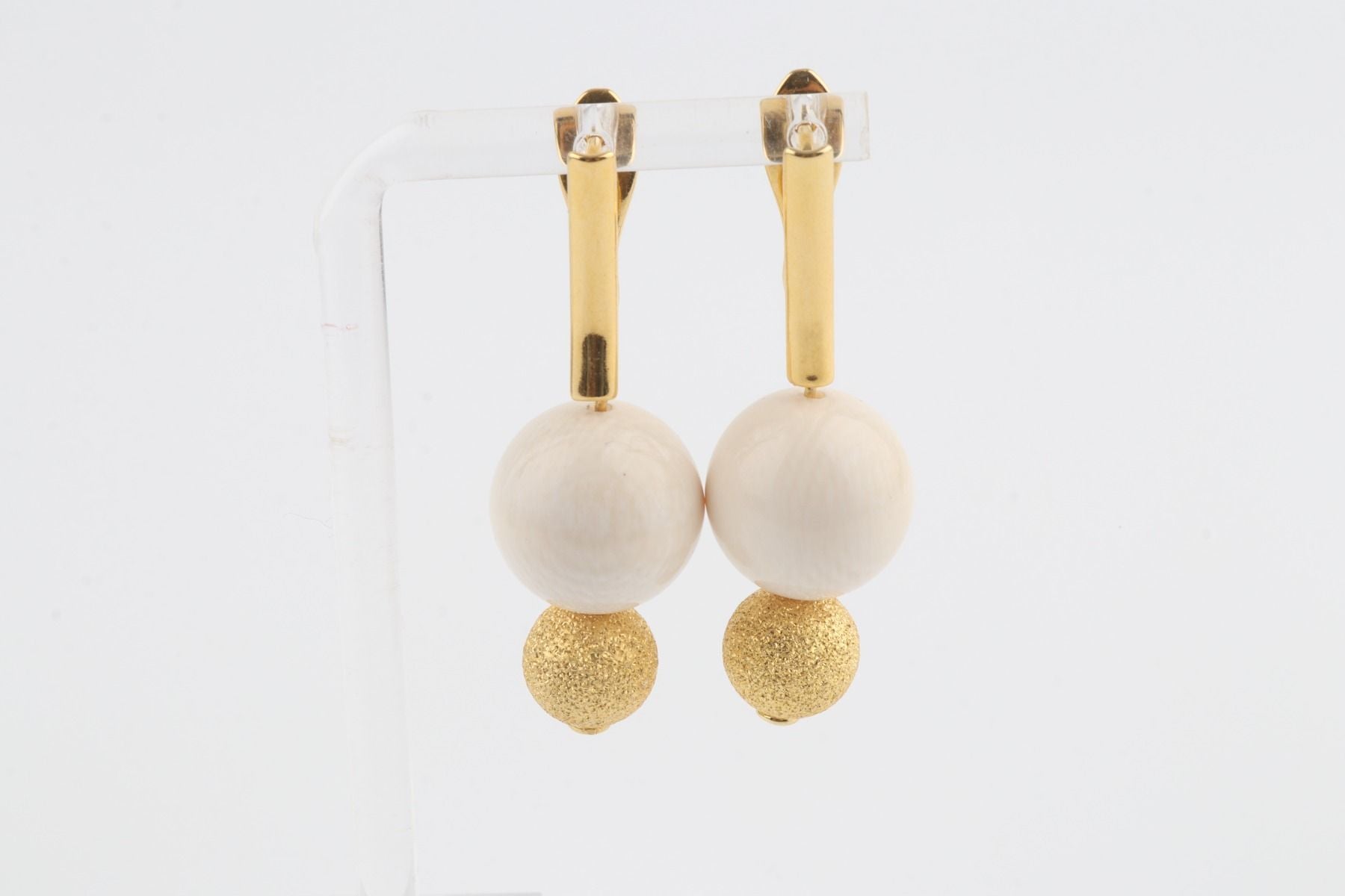Elegant Mammoth Ivory Earrings