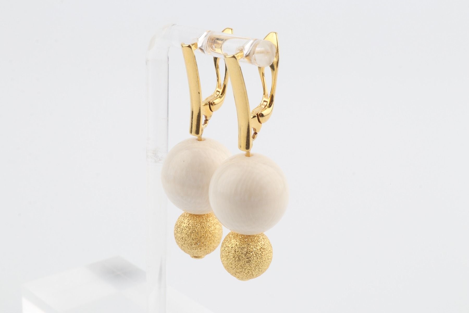 Elegant Mammoth Ivory Earrings