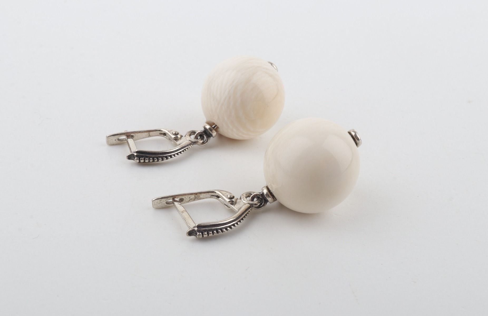 The New Pearl Mammoth Ivory Earrings