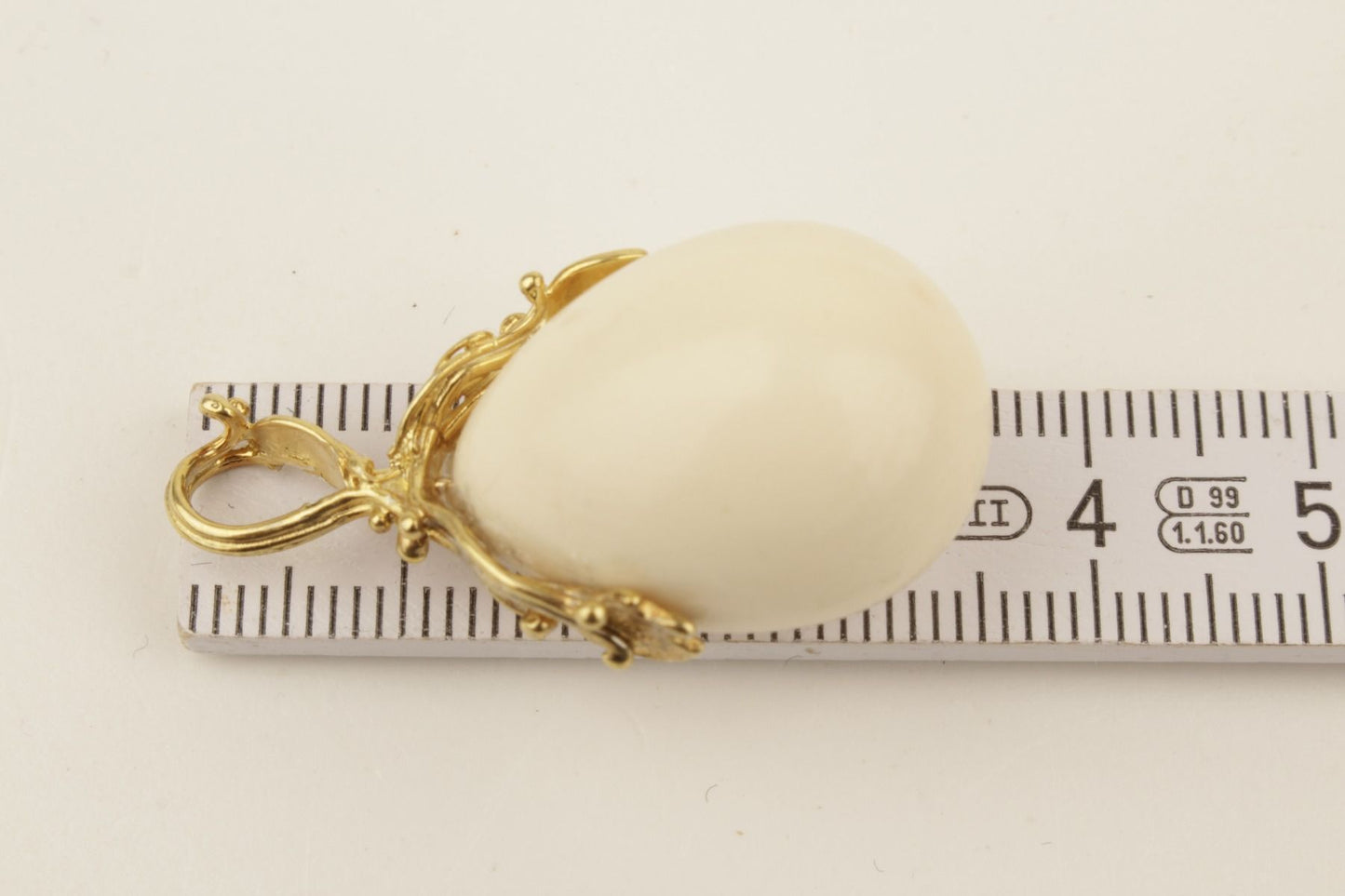 Mammoth Ivory Egg Pendant