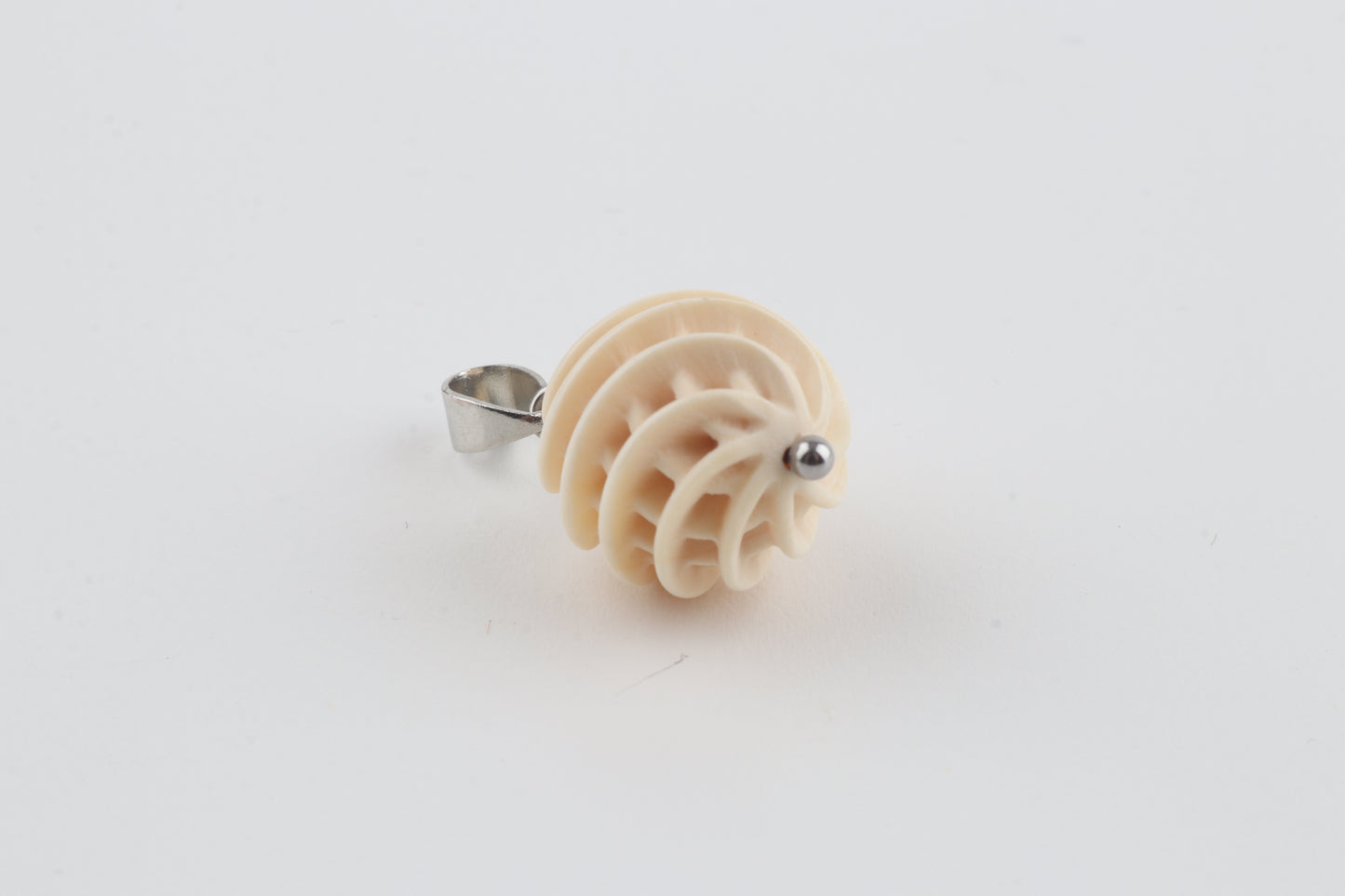Carved Mammoth Ivory Pendant