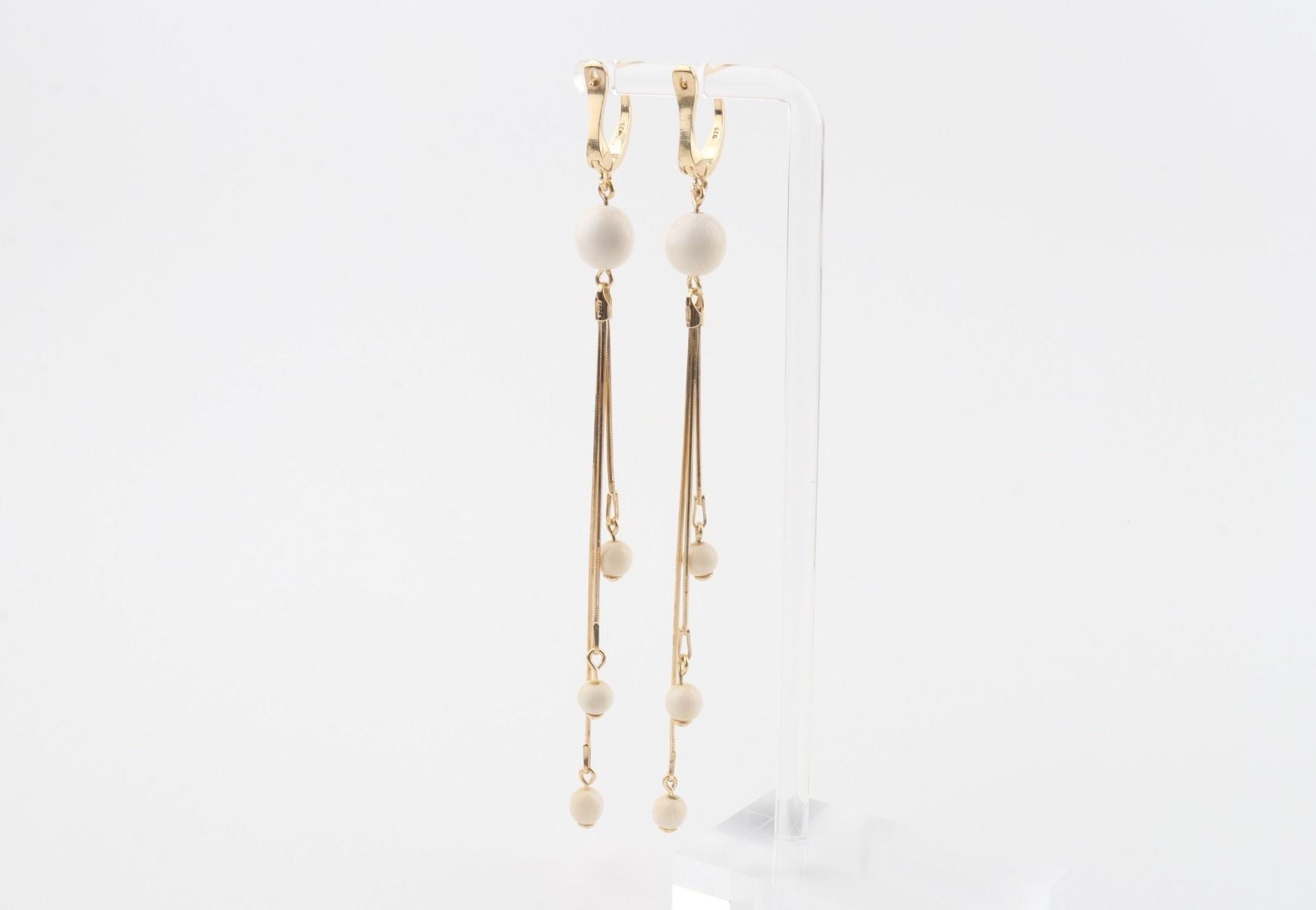 Dangle Mammoth Ivory Earrings