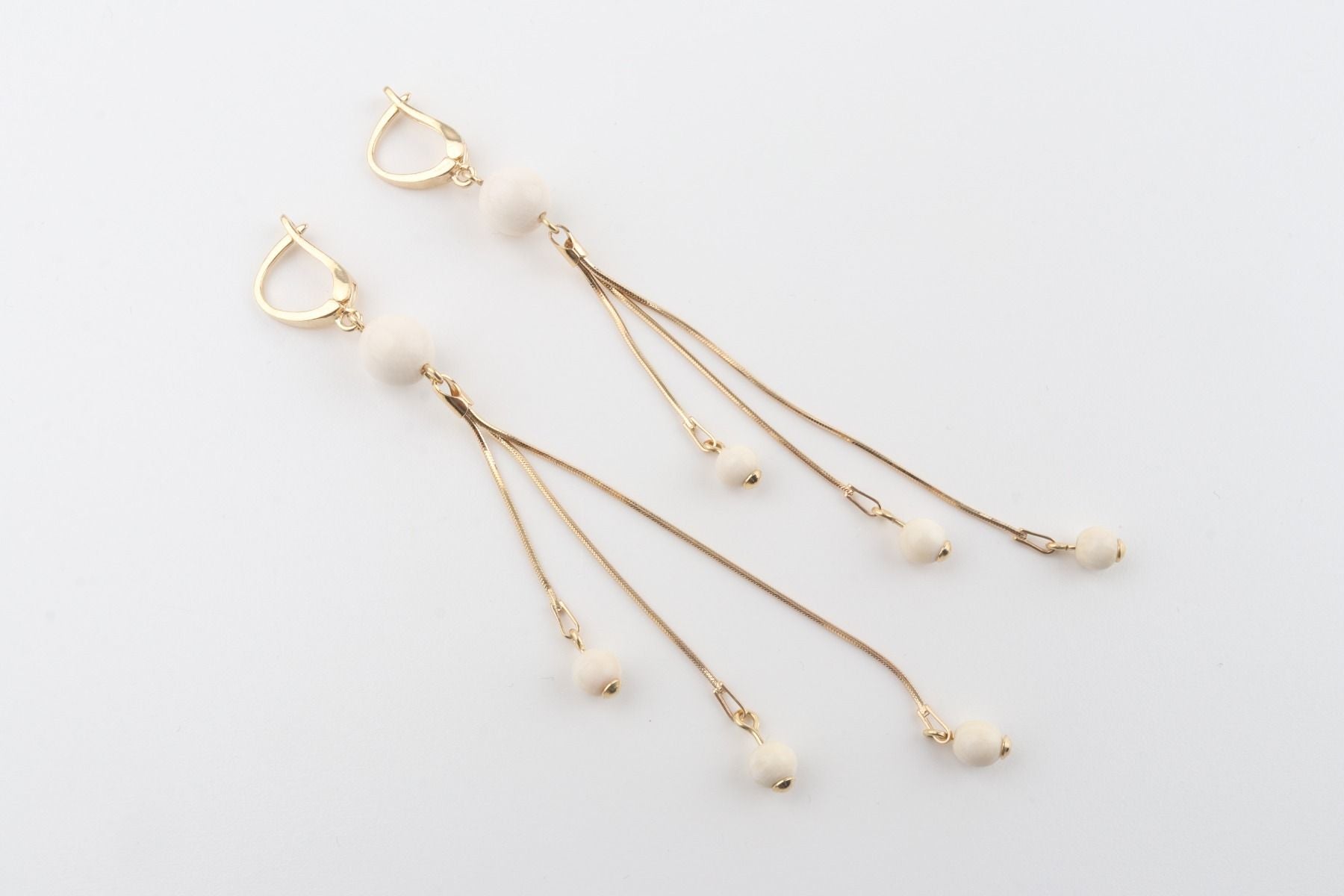 Dangle Mammoth Ivory Earrings