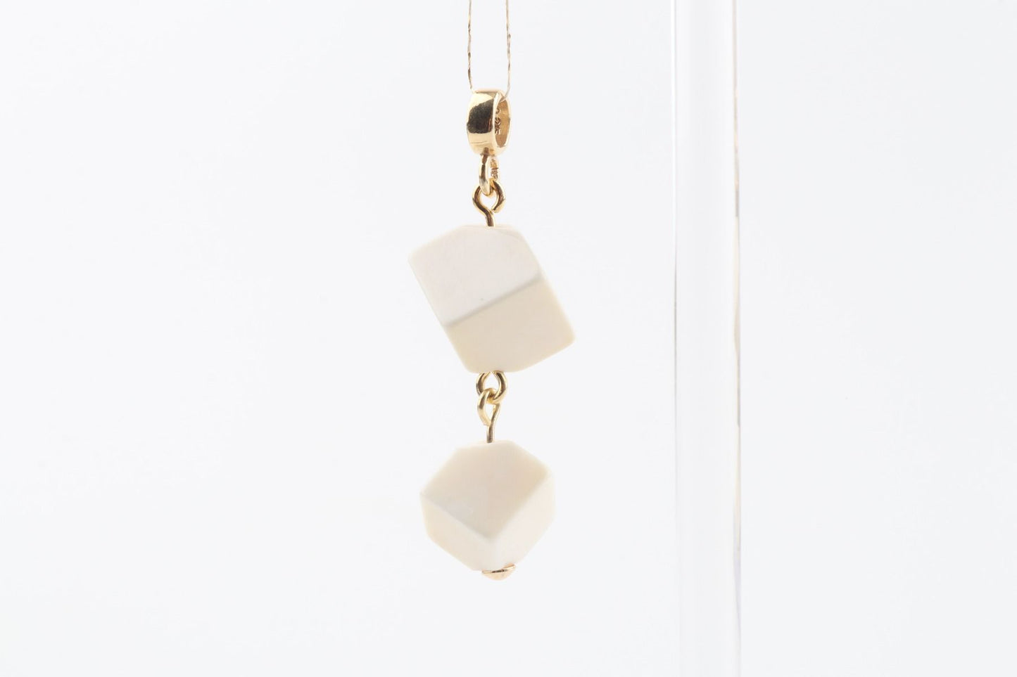 Geometric Mammoth Ivory Pendant