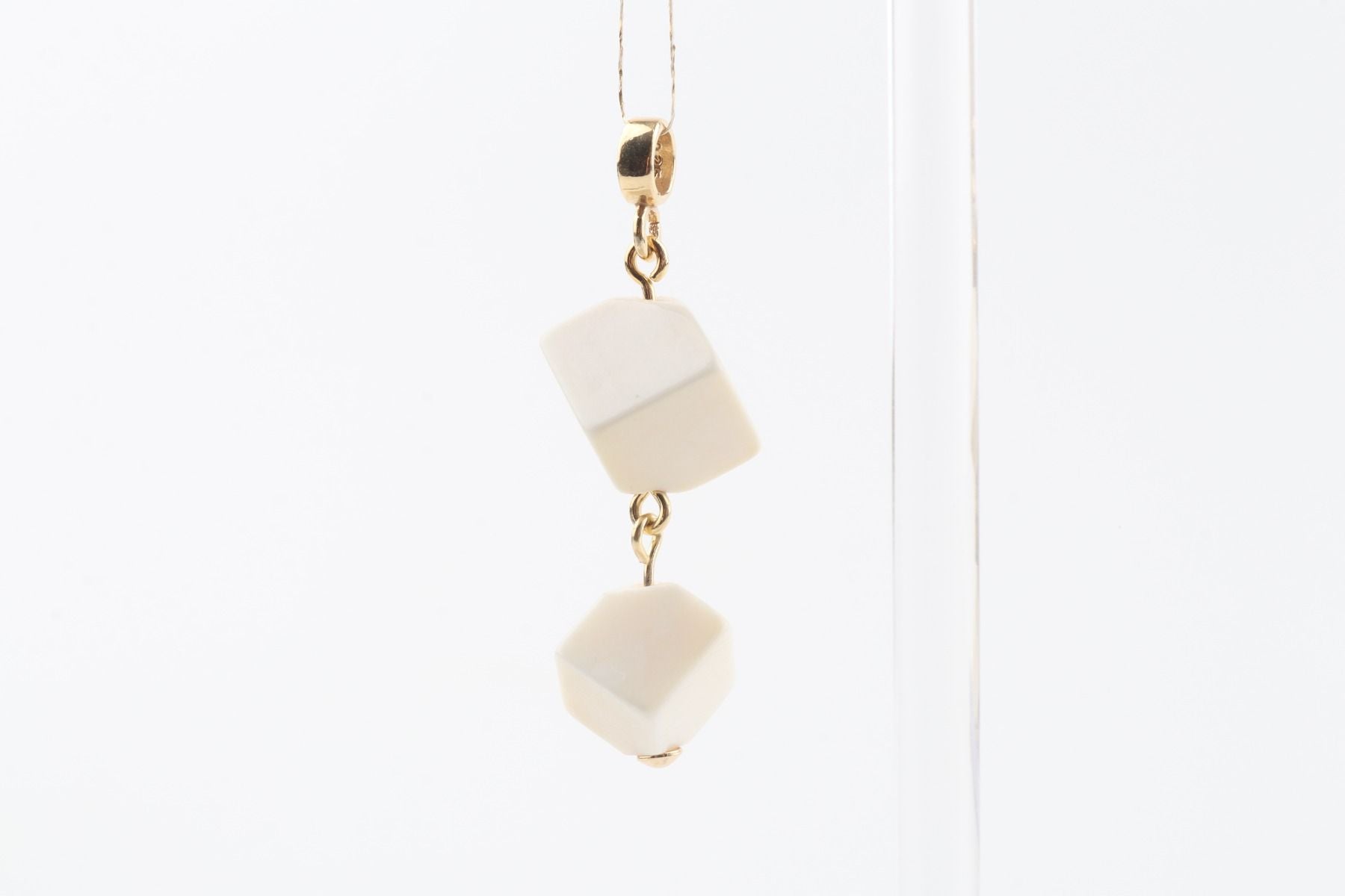 Geometric Mammoth Ivory Pendant