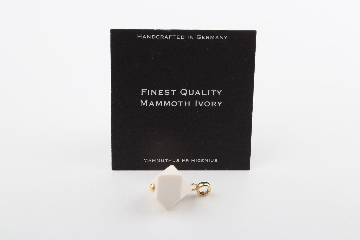 Geometric Mammoth Ivory Pendant