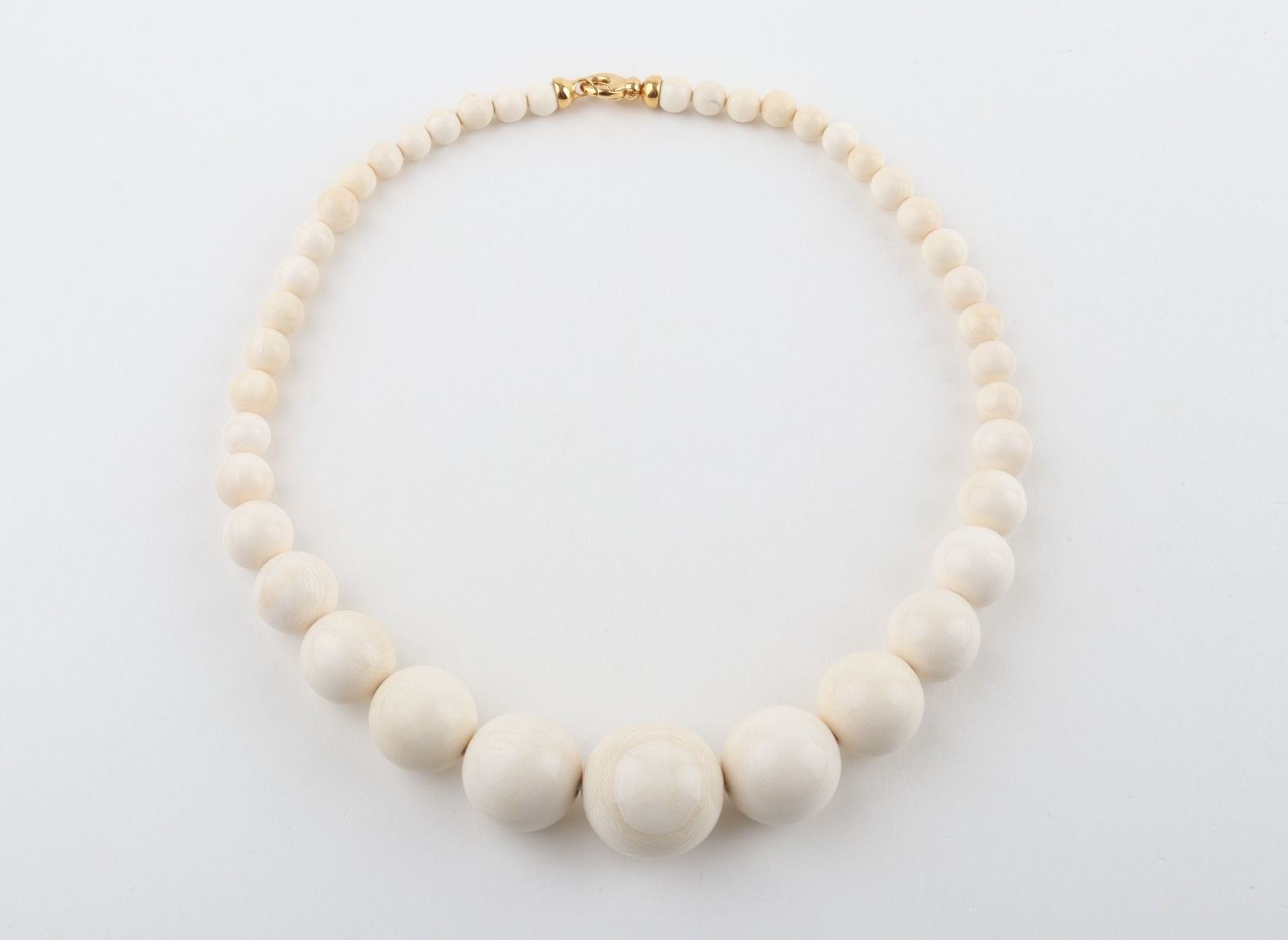 Graduated Mammoth Ivory Necklace