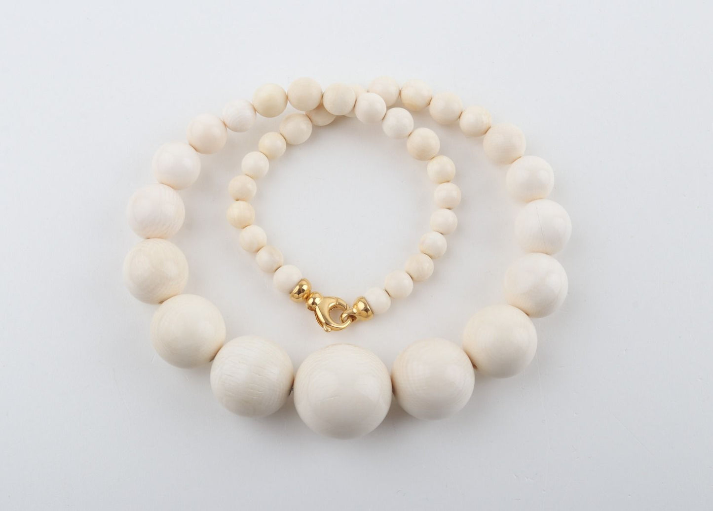 Graduated Mammoth Ivory Necklace