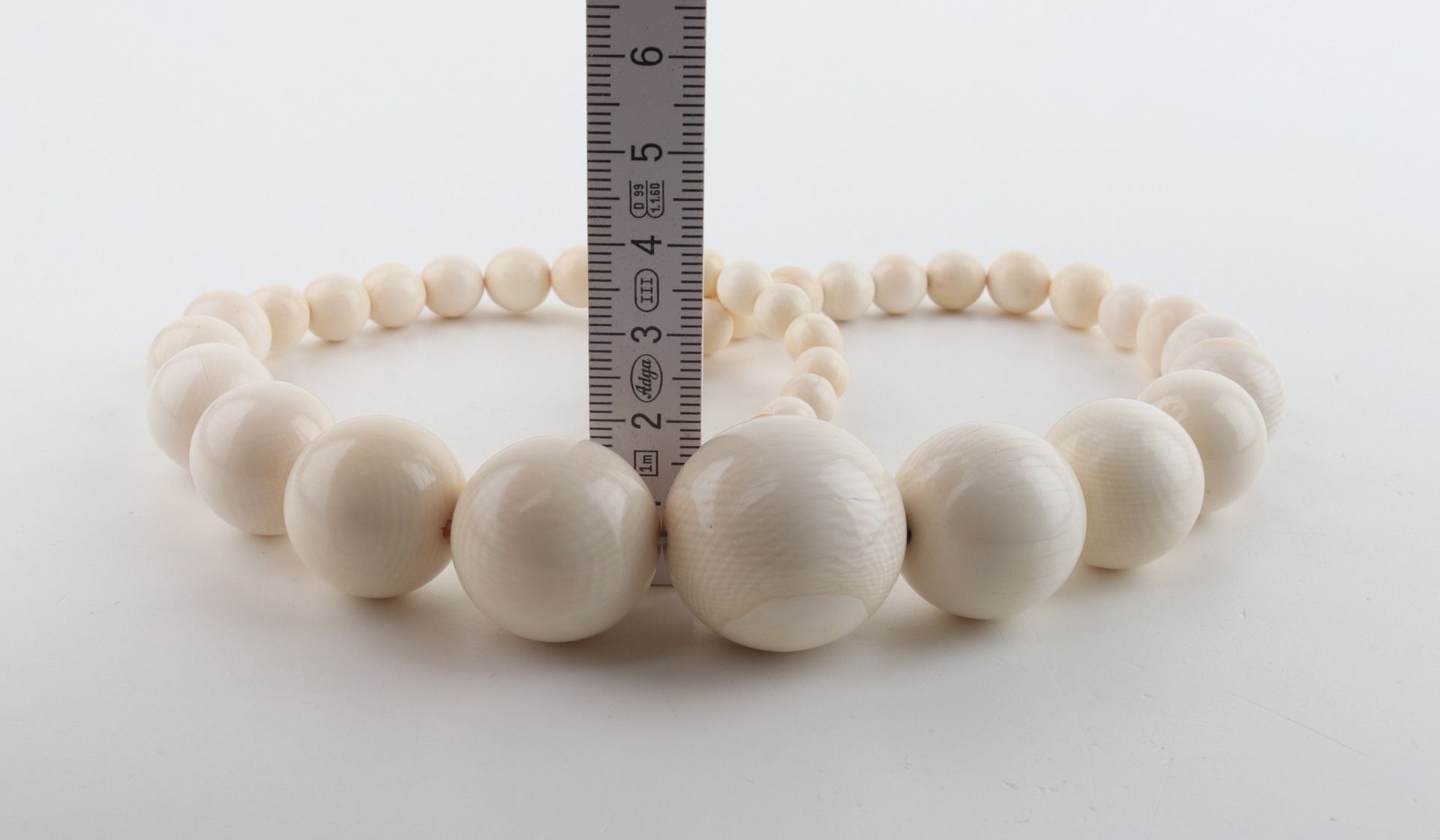 Graduated Mammoth Ivory Necklace