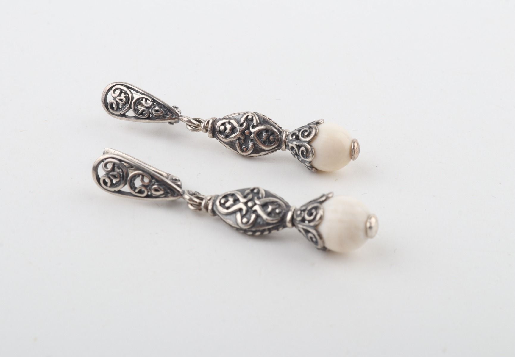 The Blizzard Mini Mammoth Ivory Earrings